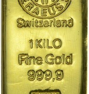naložbeno zlato zlata palica 1kg 1000g Argor Heraeus